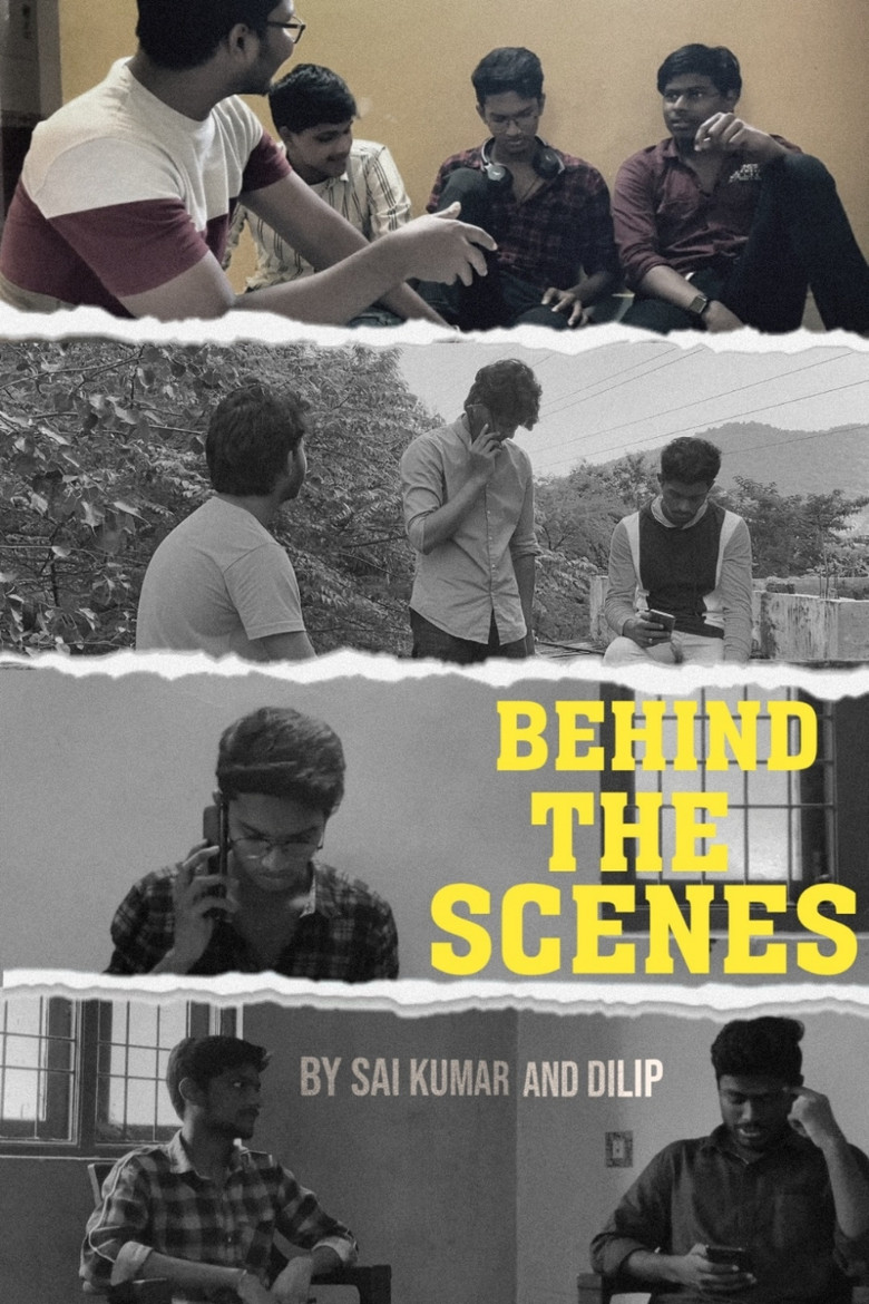 Behind the scenes poster background
