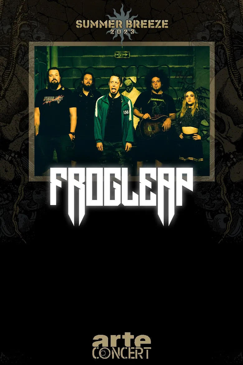 Frog Leap - Summer Breeze 2023 poster background