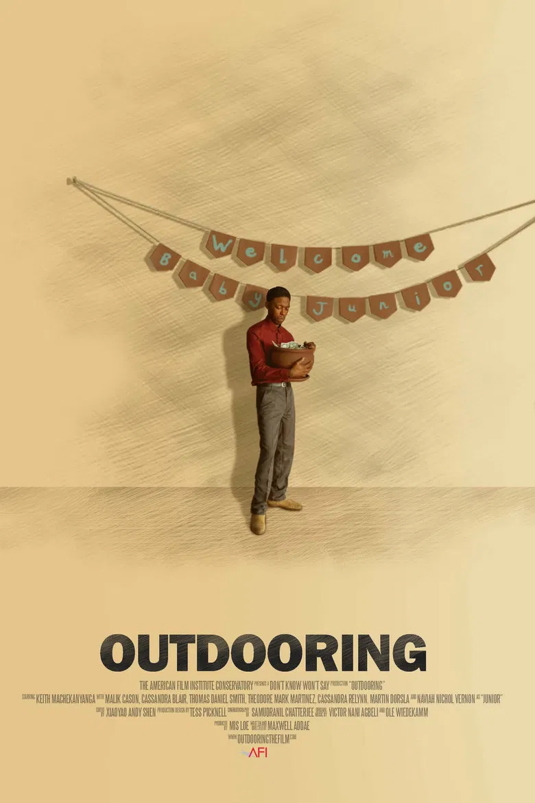 Outdooring poster background