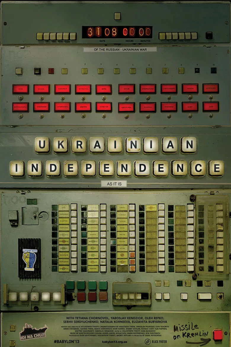 Ukrainian Independence poster background