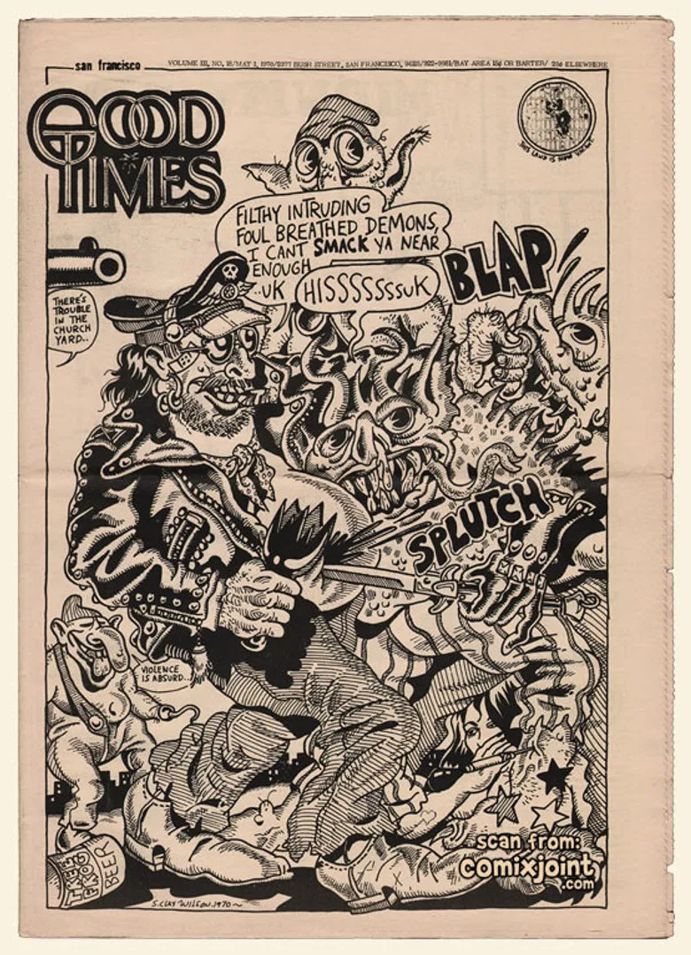 San Francisco Good Times poster background