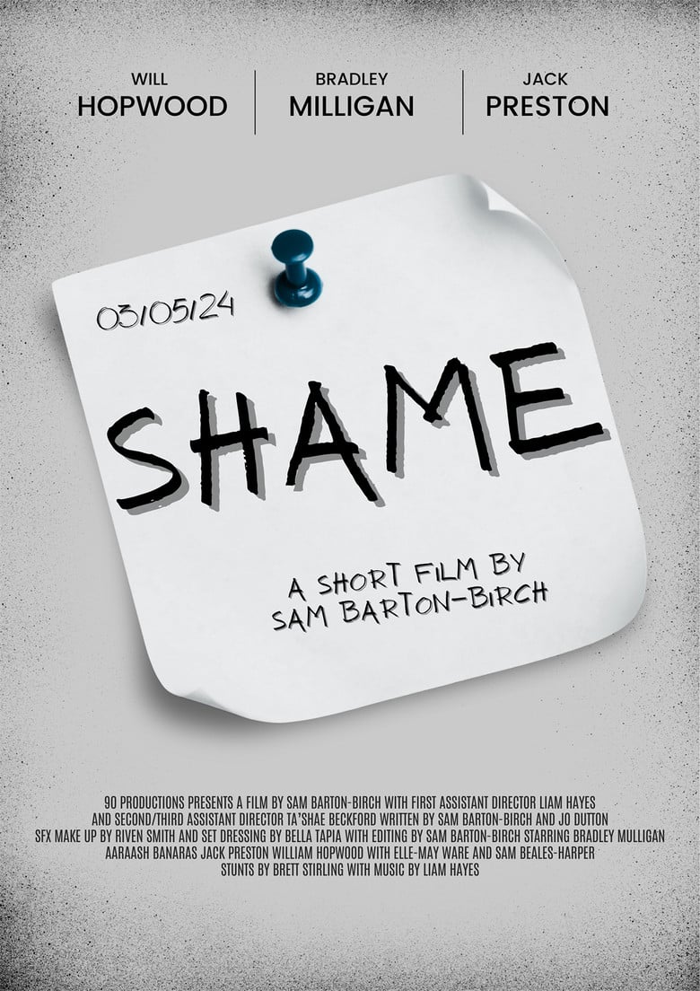 SHAME poster background