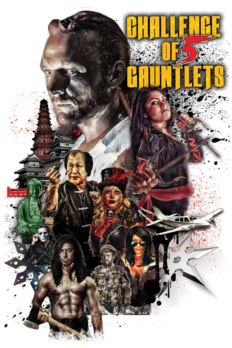 Challenge of Five Gauntlets poster background