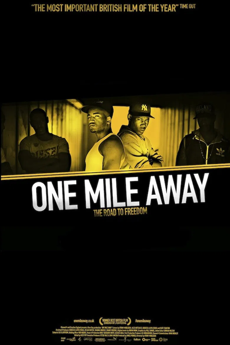 One Mile Away poster background