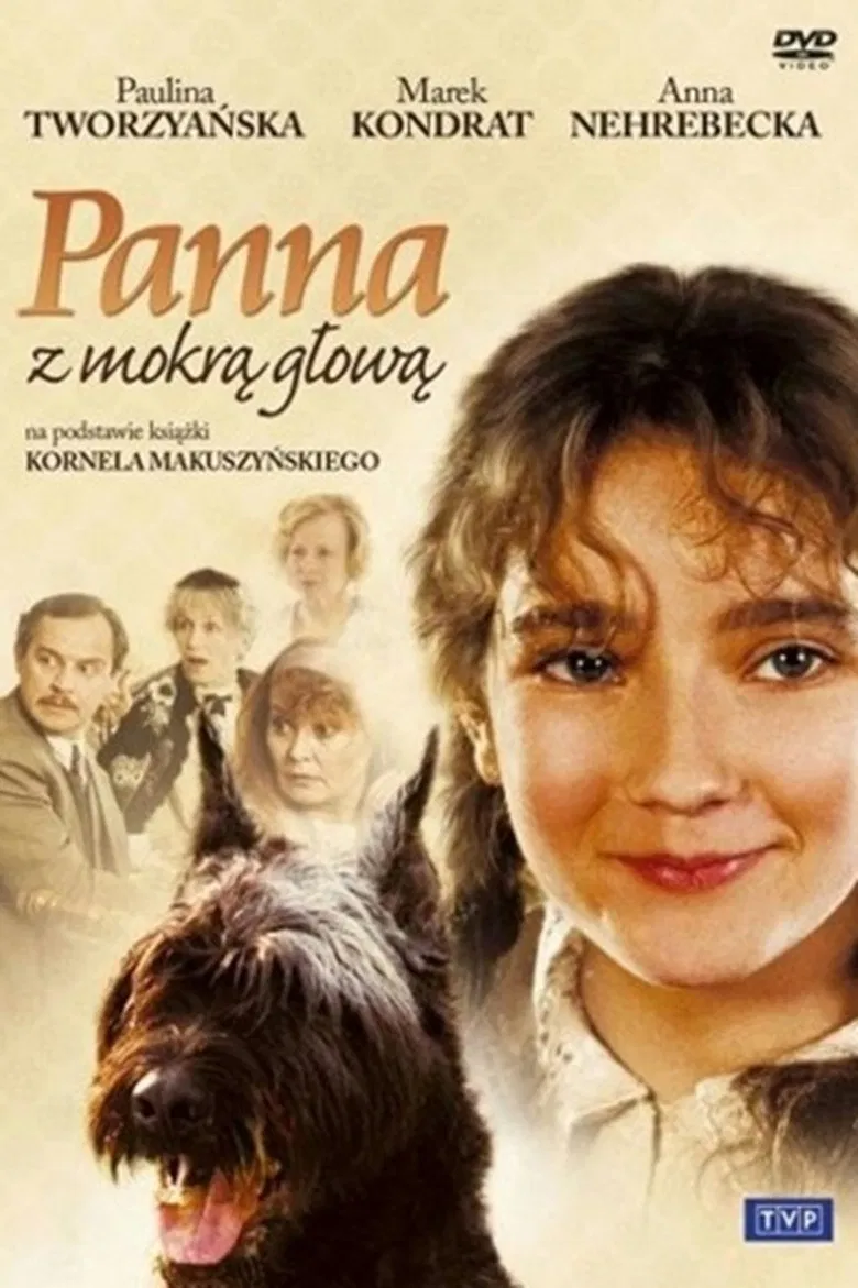 Panna z mokrą głową poster background