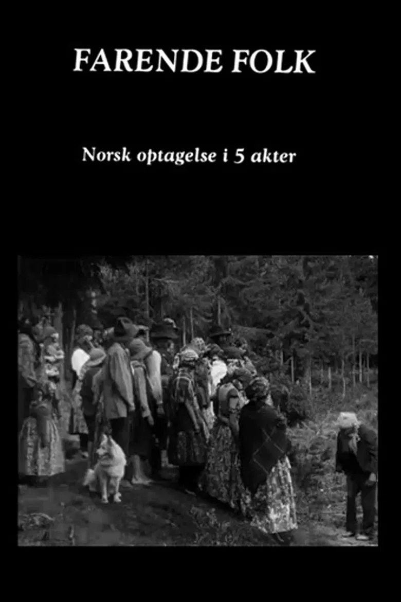 Farende folk poster background