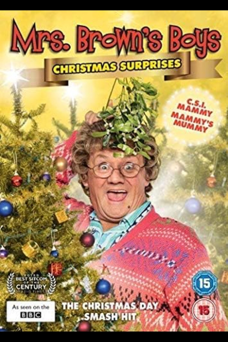 Mrs Brown's Boys Christmas Surprises poster background