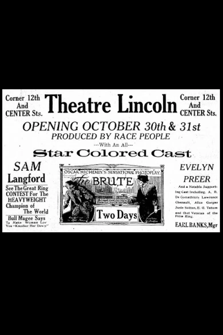 The Brute poster background