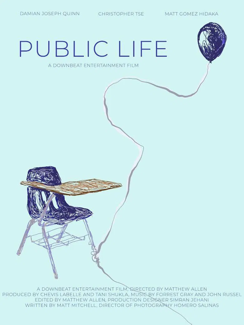 Public Life poster background
