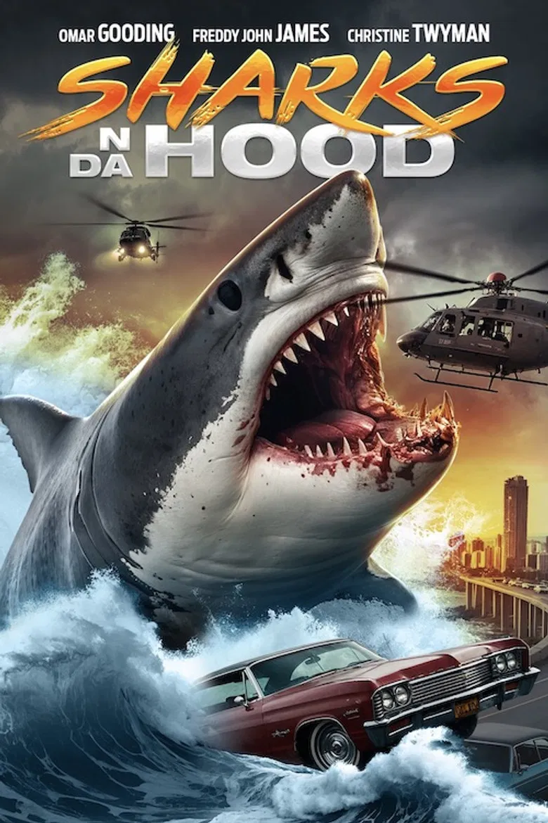 Sharks N Da Hood poster background