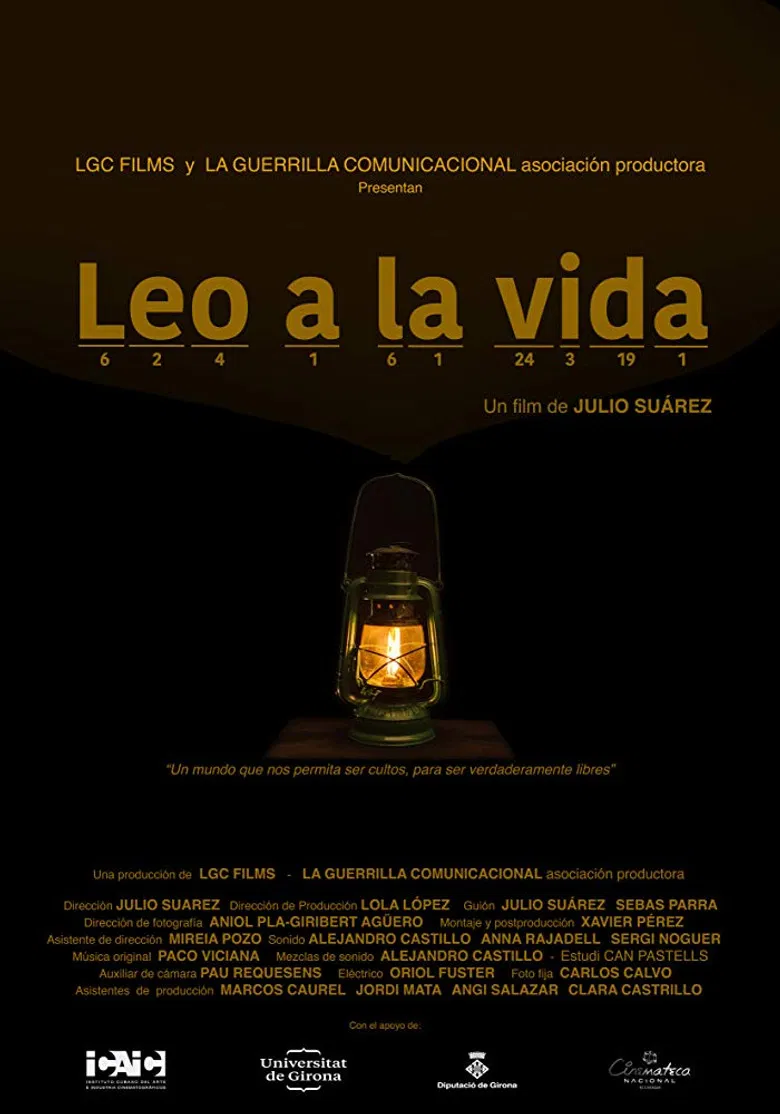 Leo a la vida poster background
