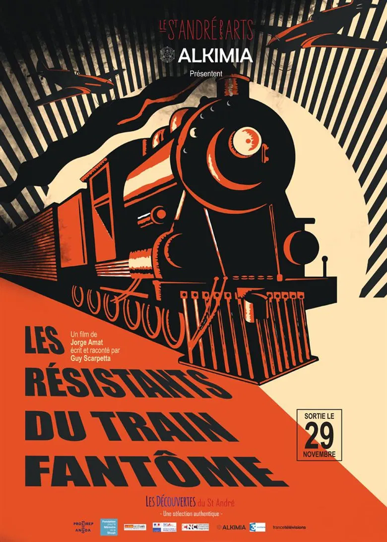 Les Résistants du train fantôme poster background