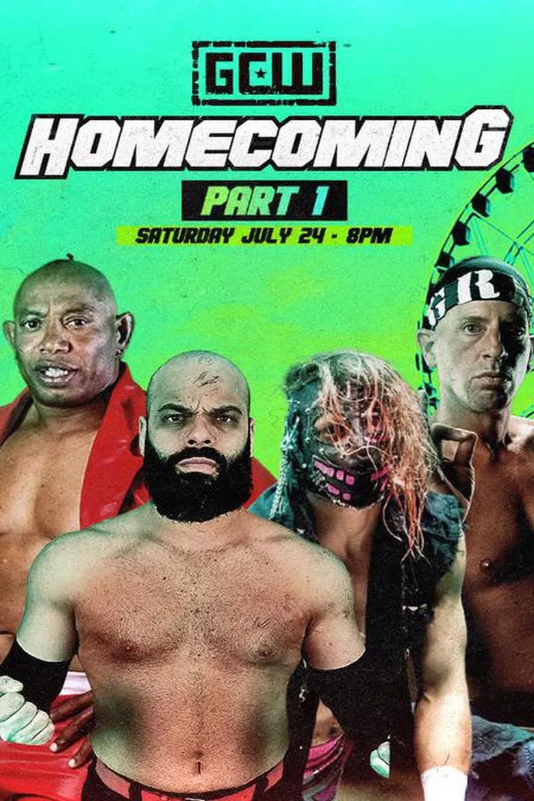 GCW Homecoming Weekend 2021 - Night 1 poster background