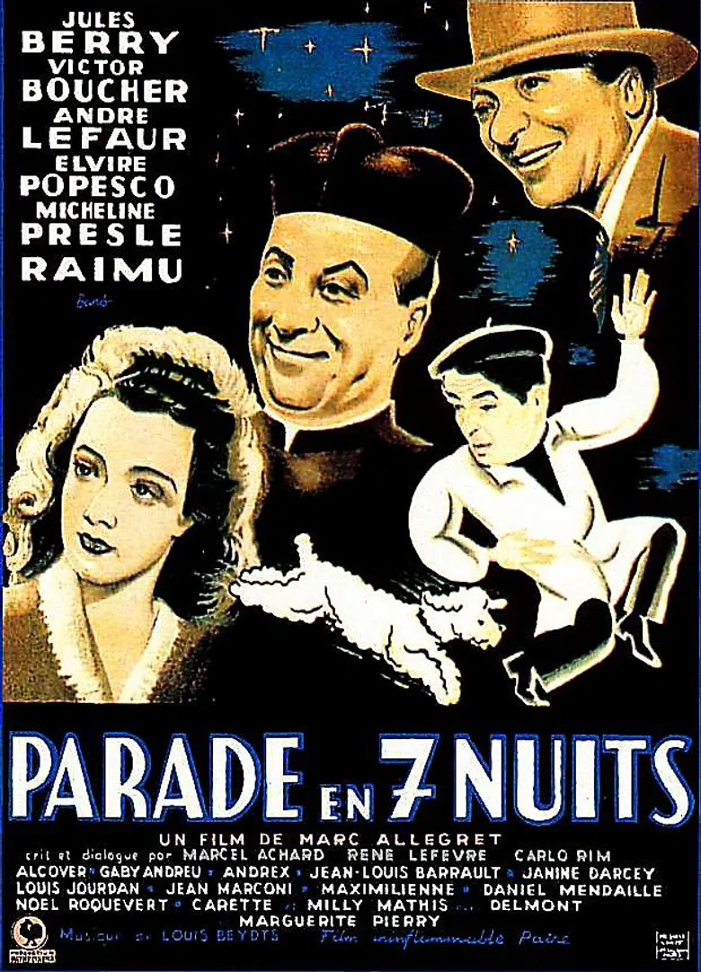 Parade in 7 Nights poster background