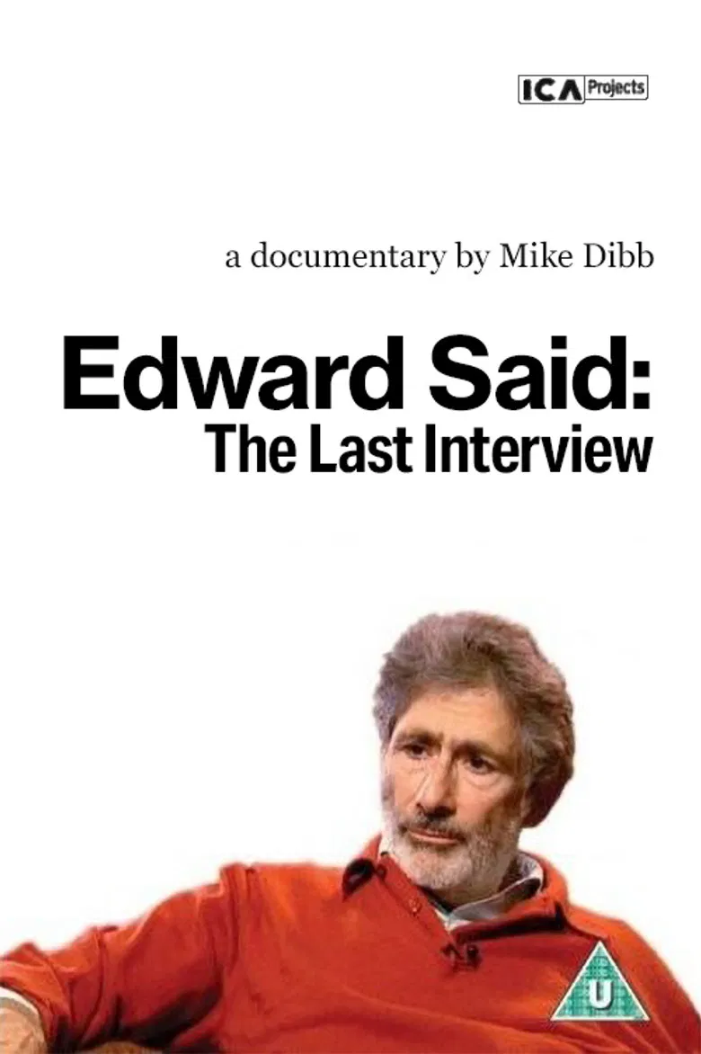 Edward Said: The Last Interview poster background