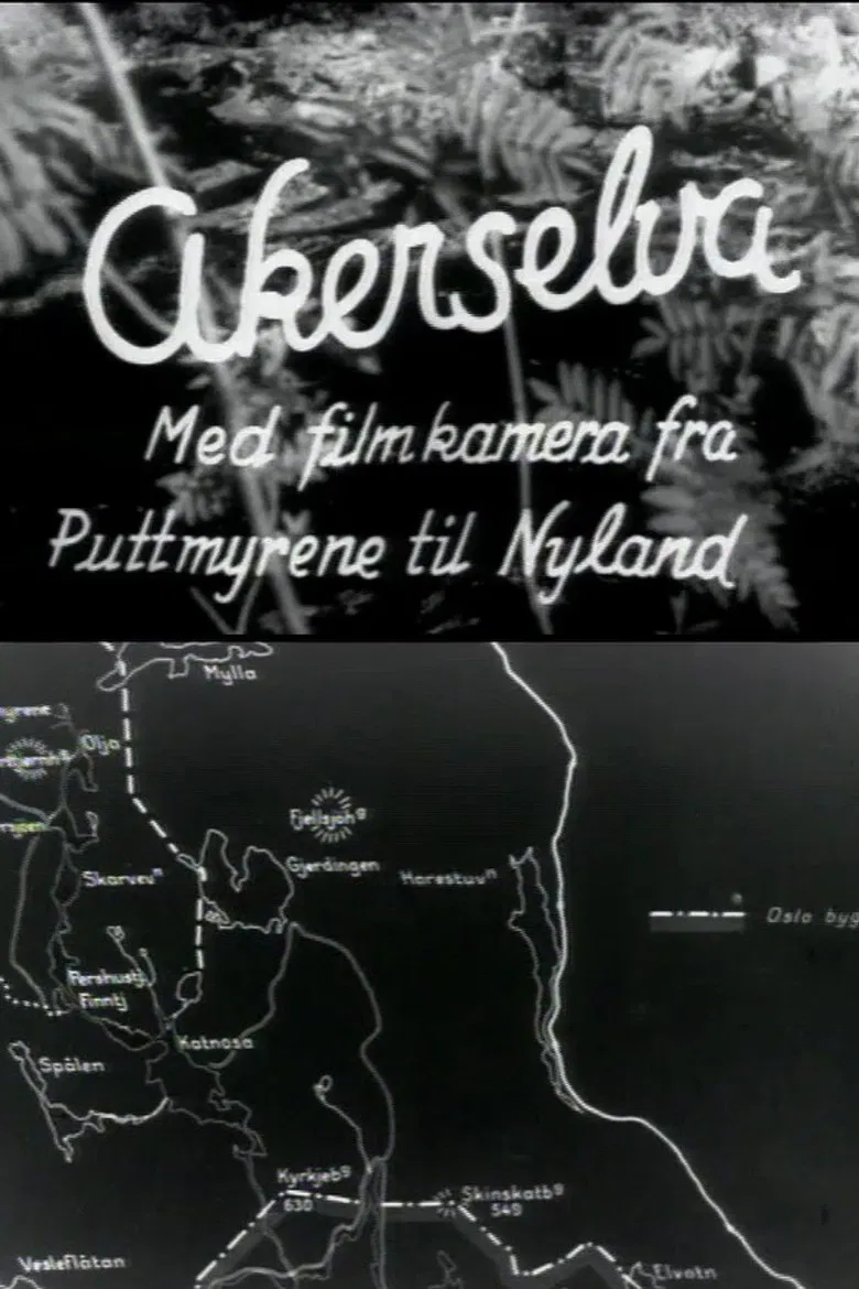 Oslofilm: Akerselva: Med filmkamera fra Puttmyrene til Nyland poster background