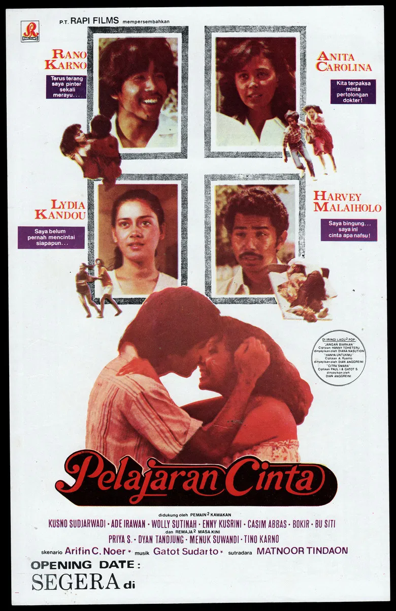 Pelajaran Cinta poster background