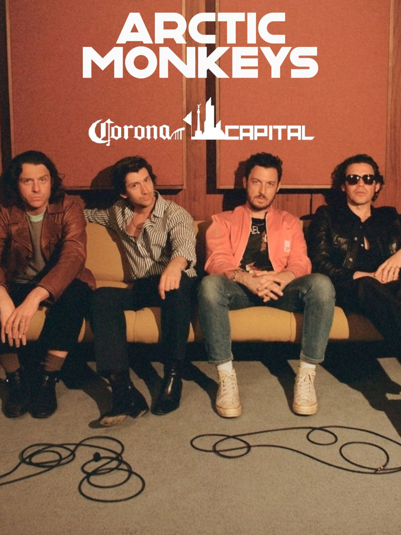 Arctic Monkeys at Corona Capital 2022 poster background