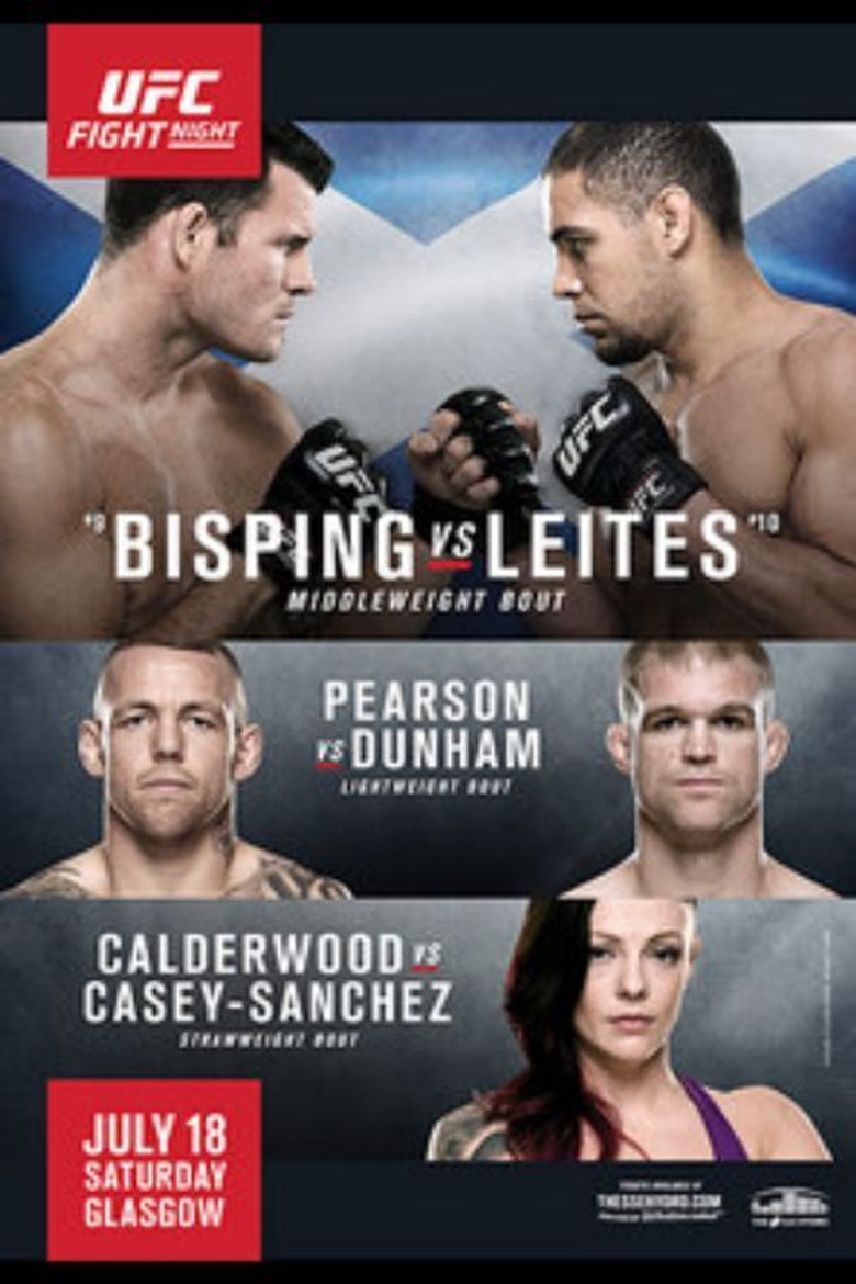 UFC Fight Night 72: Bisping vs. Leites poster background