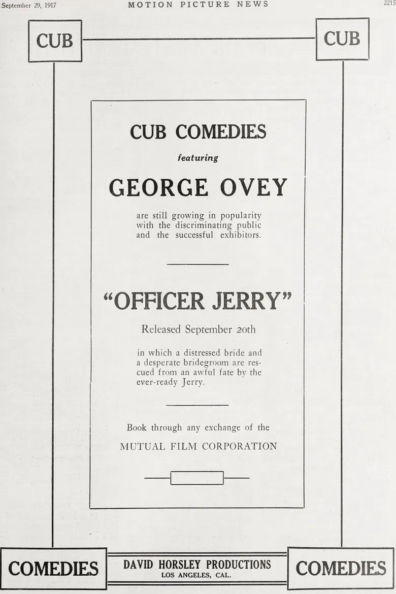Officer Jerry poster background