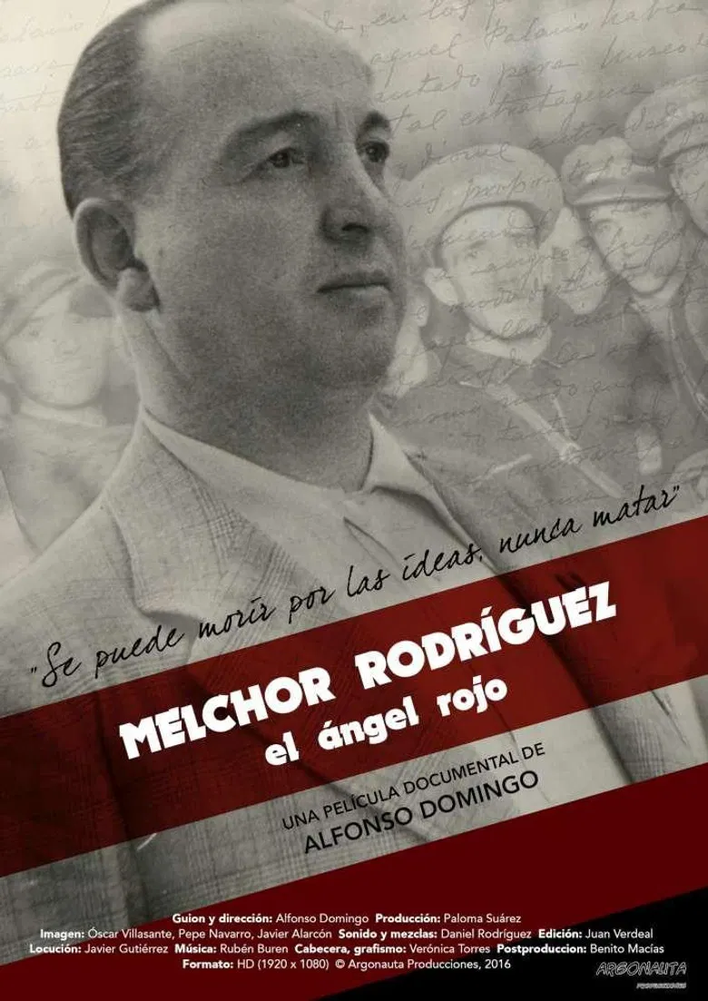 Melchor Rodríguez, el ángel rojo poster background