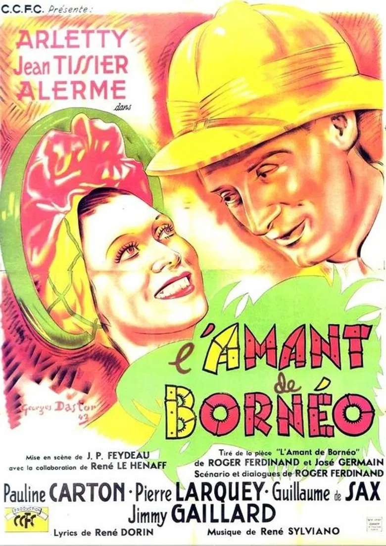 The Lover of Borneo poster background
