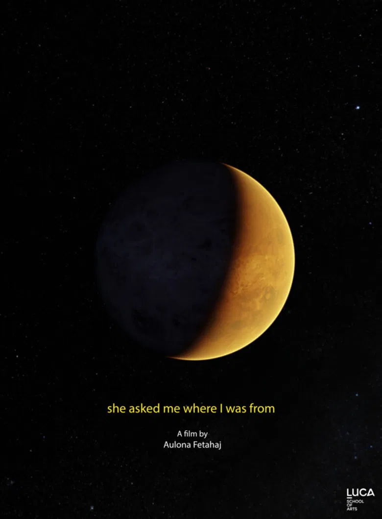 She Asked Me Where I Was From poster background