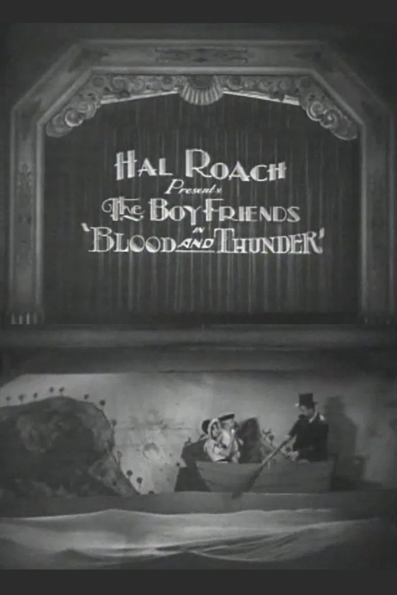 Blood and Thunder poster background