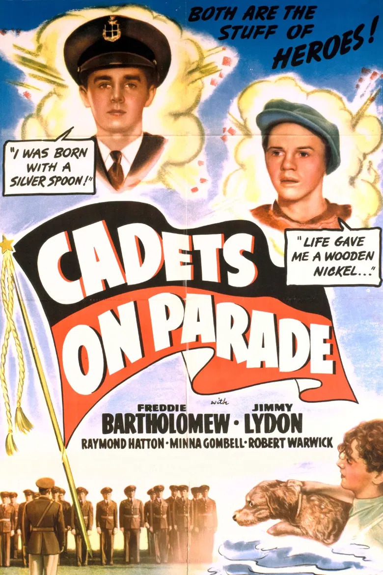 Cadets on Parade poster background