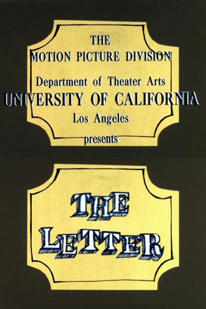 The Letter poster background