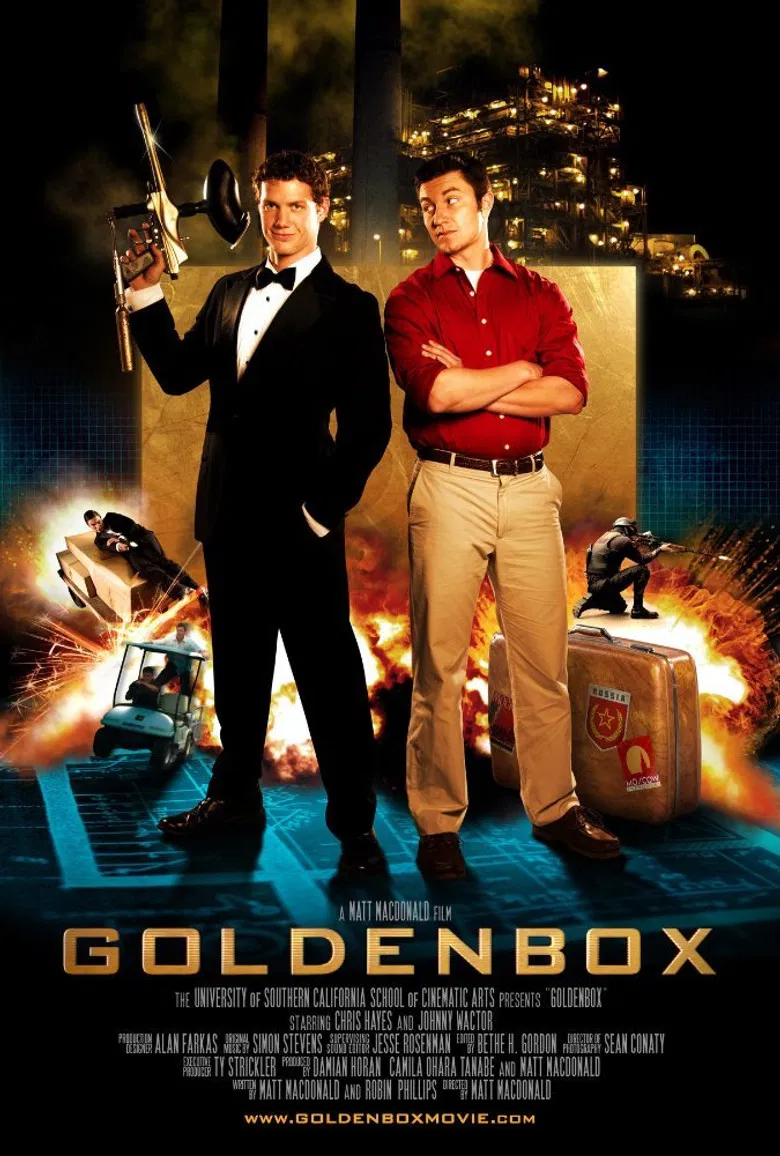 Goldenbox poster background