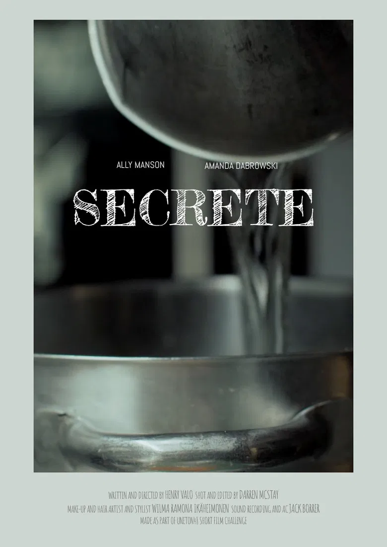 Secrete poster background