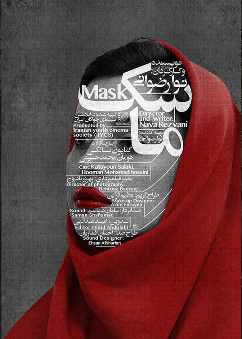 Mask poster background