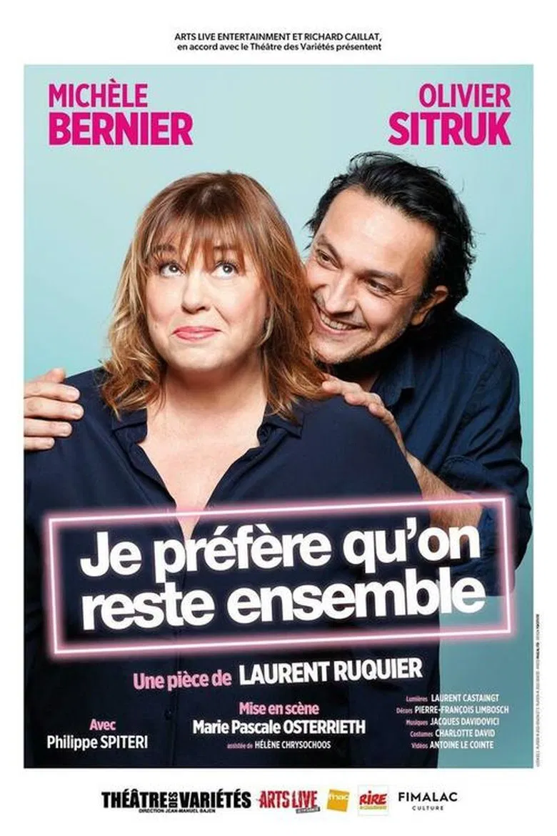 Je préfère qu'on reste ensemble poster background