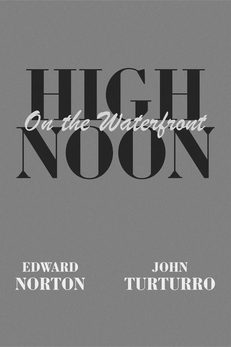 High Noon on the Waterfront poster background