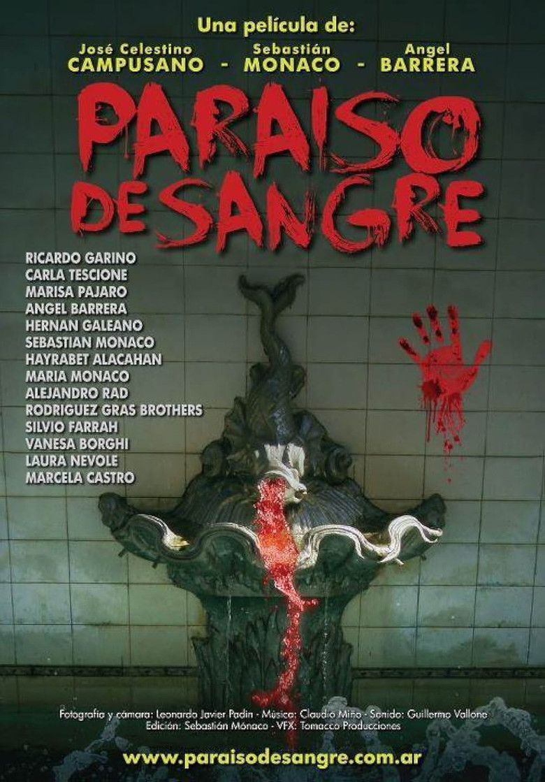 Paraíso de sangre poster background
