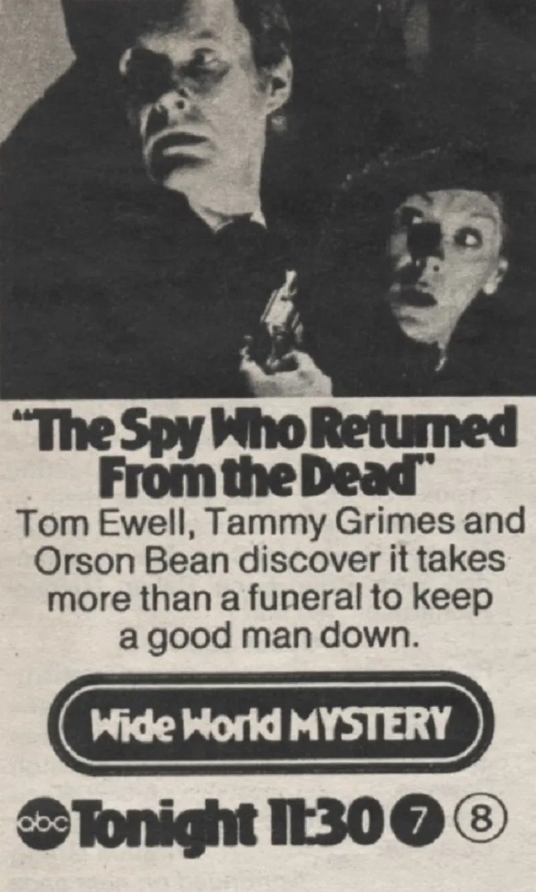 The Spy Who Returned from the Dead poster background