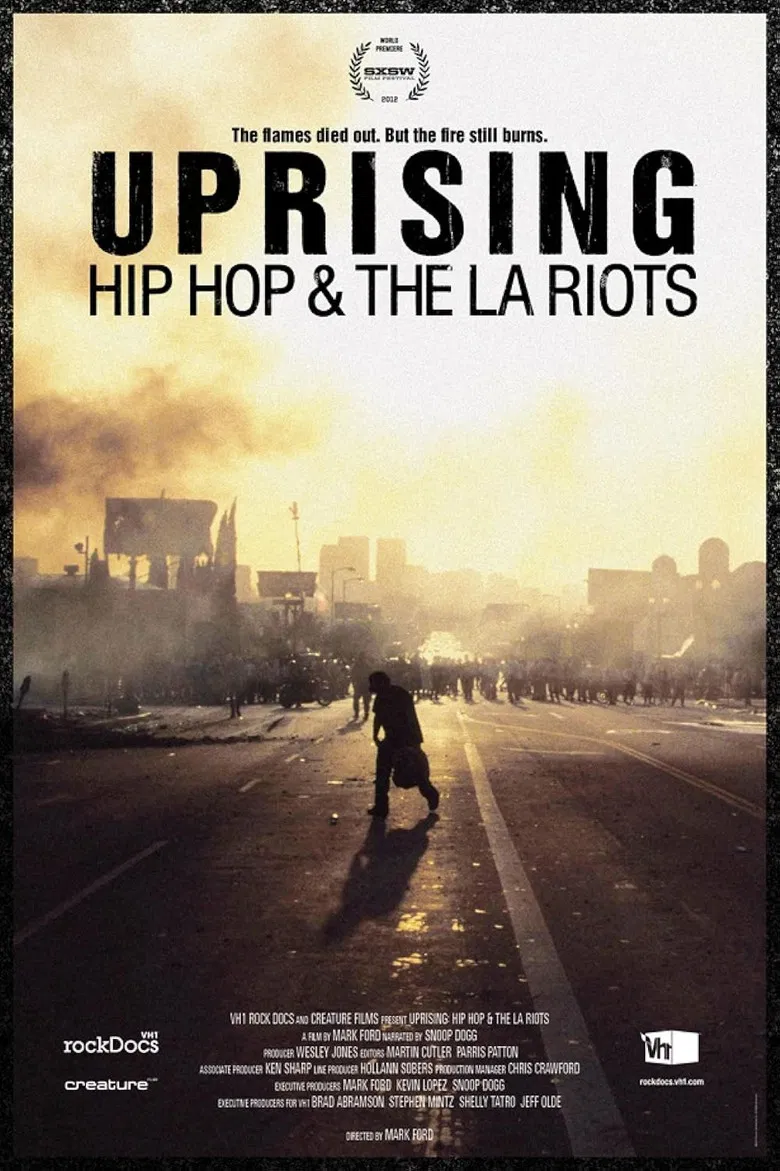 Uprising: Hip-Hop and the LA Riots poster background