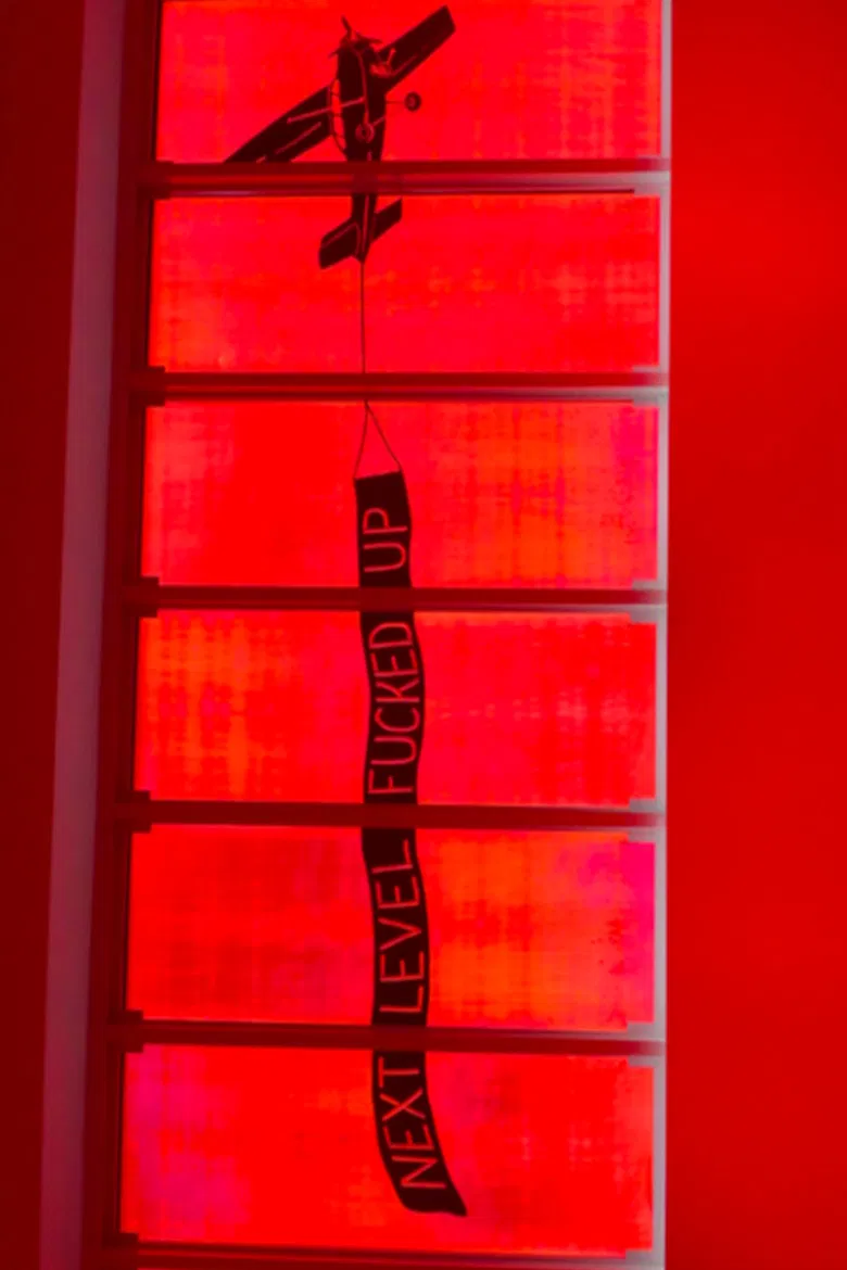 NEXT LEVEL FUCKED UP poster background