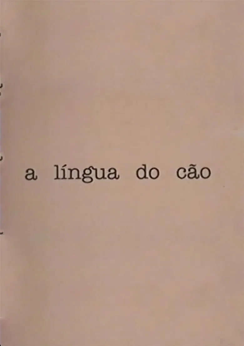 A língua do cão poster background