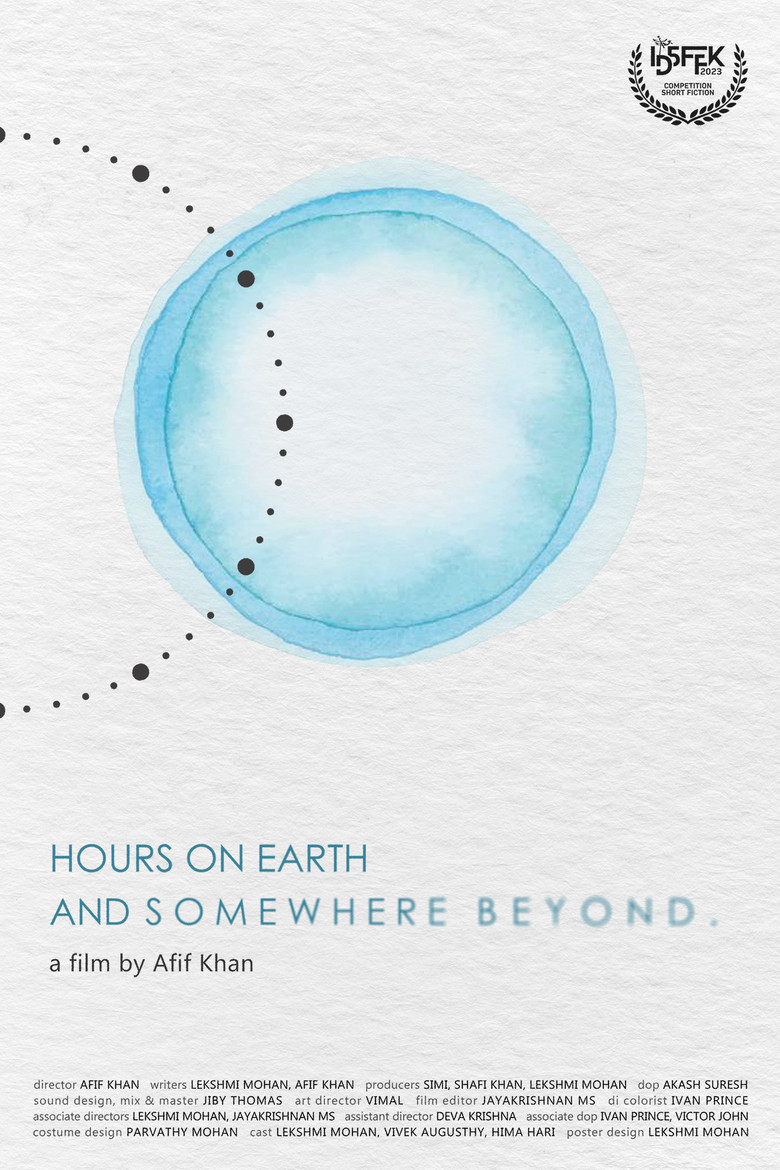 Hours on Earth and Somewhere Beyond poster background