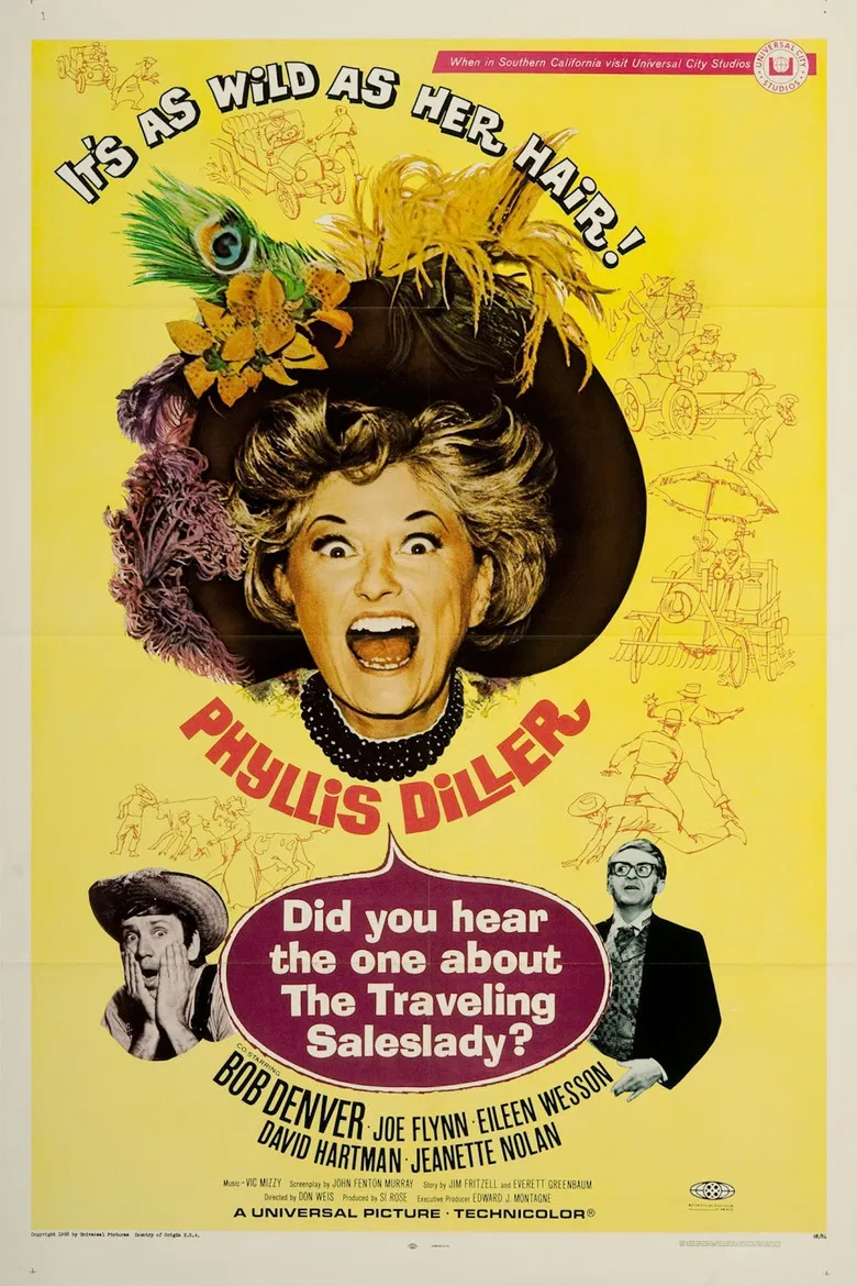 Did You Hear the One About the Traveling Saleslady? poster background
