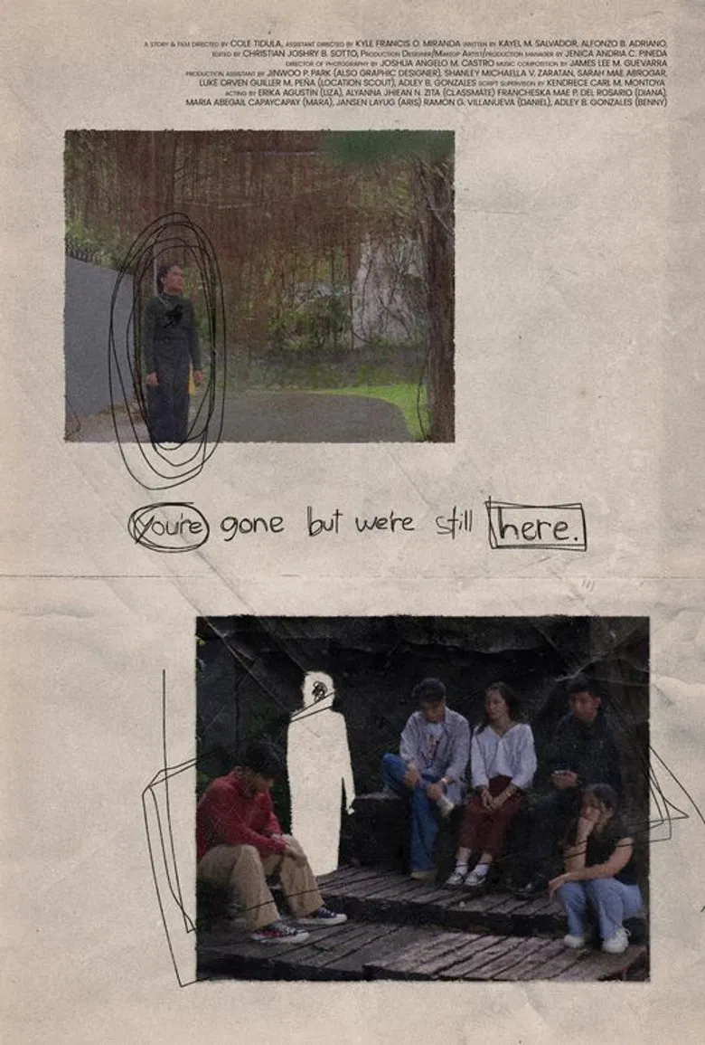 You're Gone But We're Still Here poster background