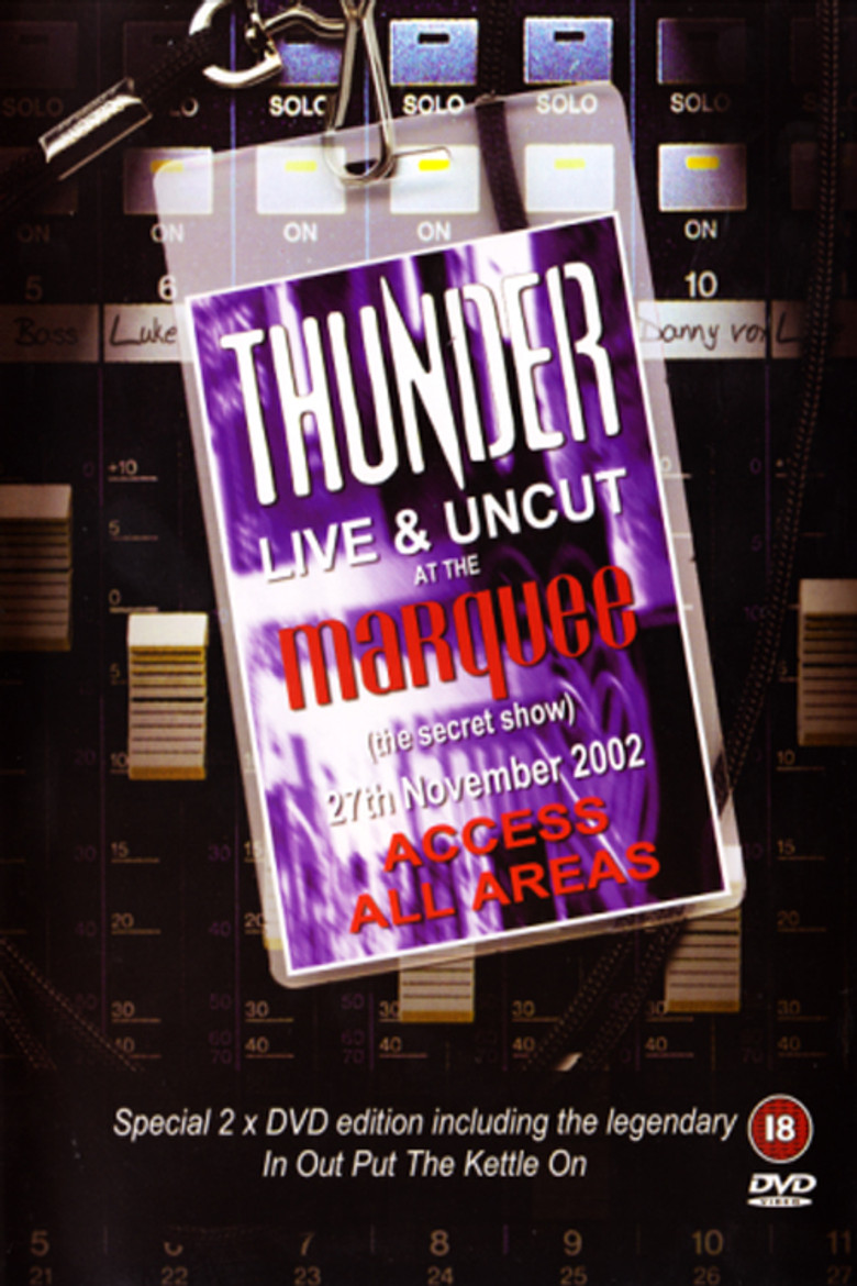 Thunder - Live And Uncut At The Marquee poster background
