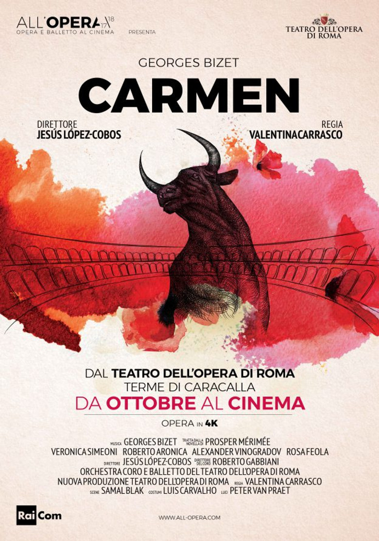 Bizet: Carmen poster background