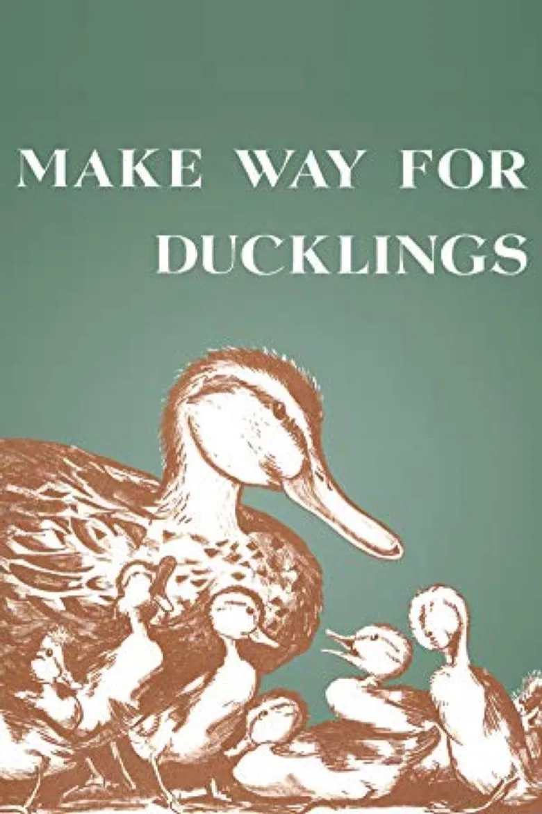 Make Way For Ducklings poster background