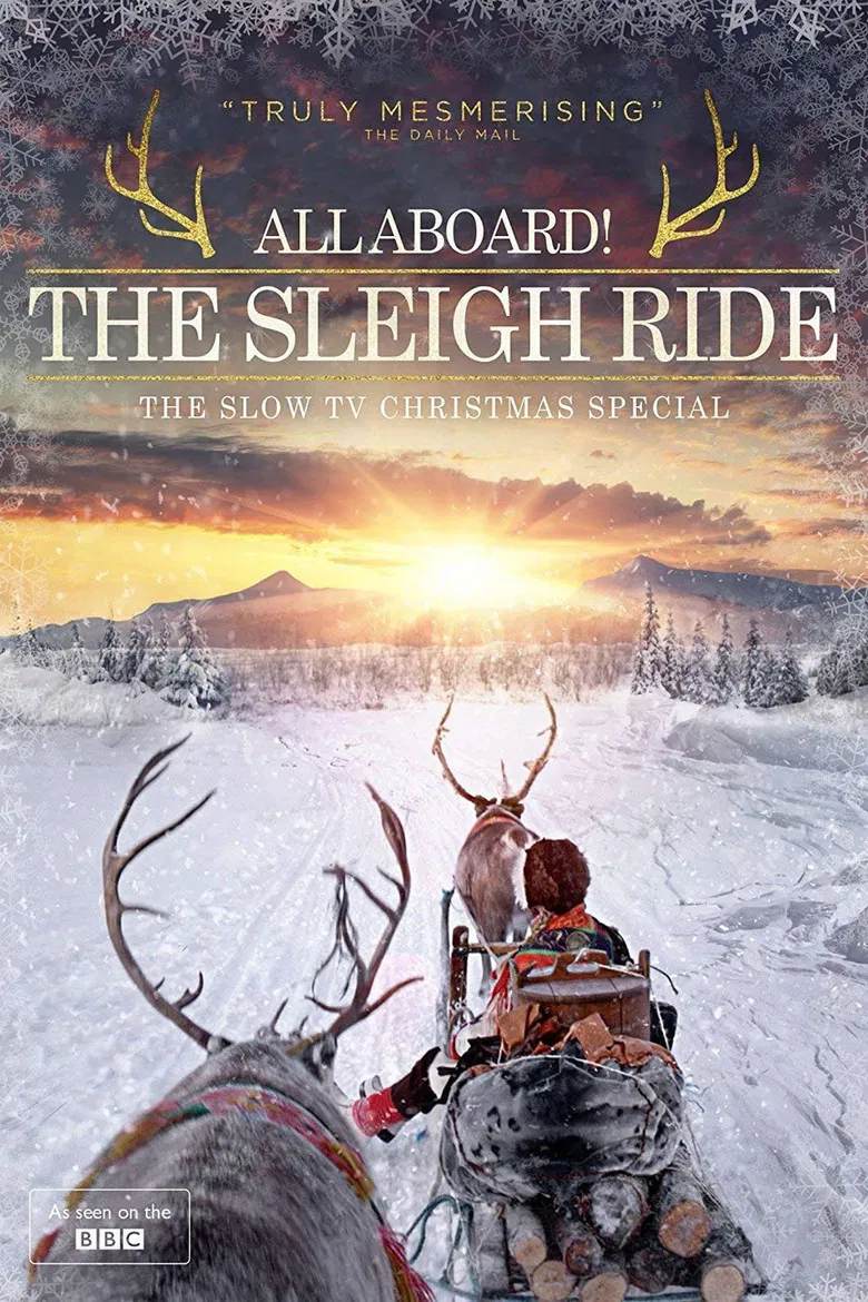 All Aboard! The Sleigh Ride poster background