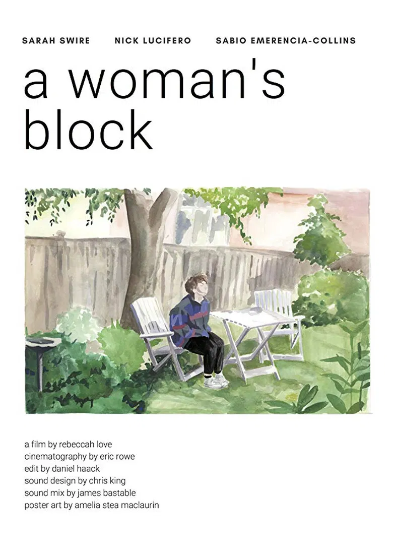A Woman's Block poster background