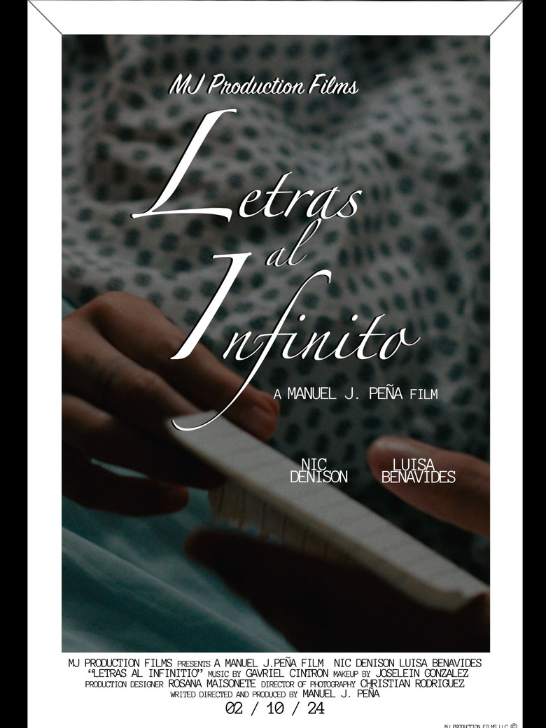 Letras al Infinito poster background