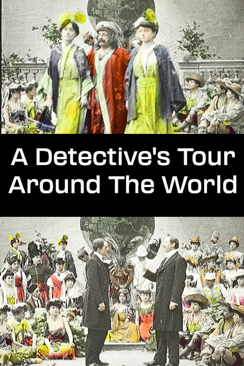 A Detective's Tour Around The World poster background